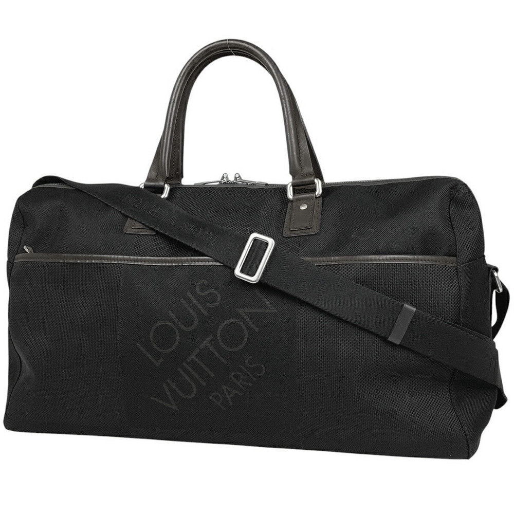Louis Vuitton Albatross Shoulder Bag Travel Boston Damier Geant Noir Black